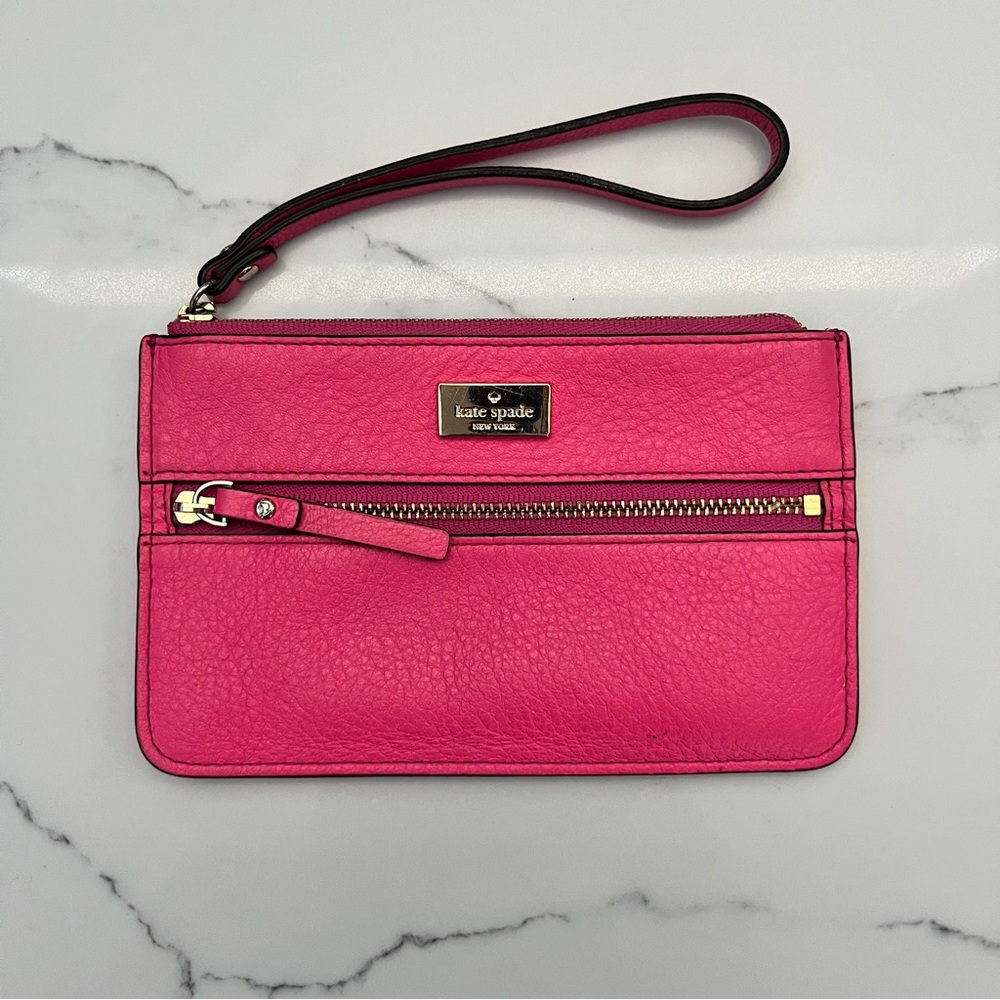 Pink Kate Spade Wristlet Wallet